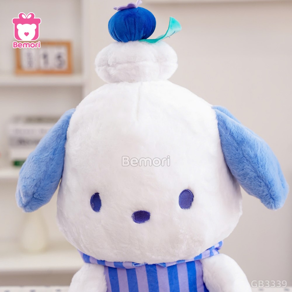 Gấu Bông Pochacco Đội Bánh Việt Quất