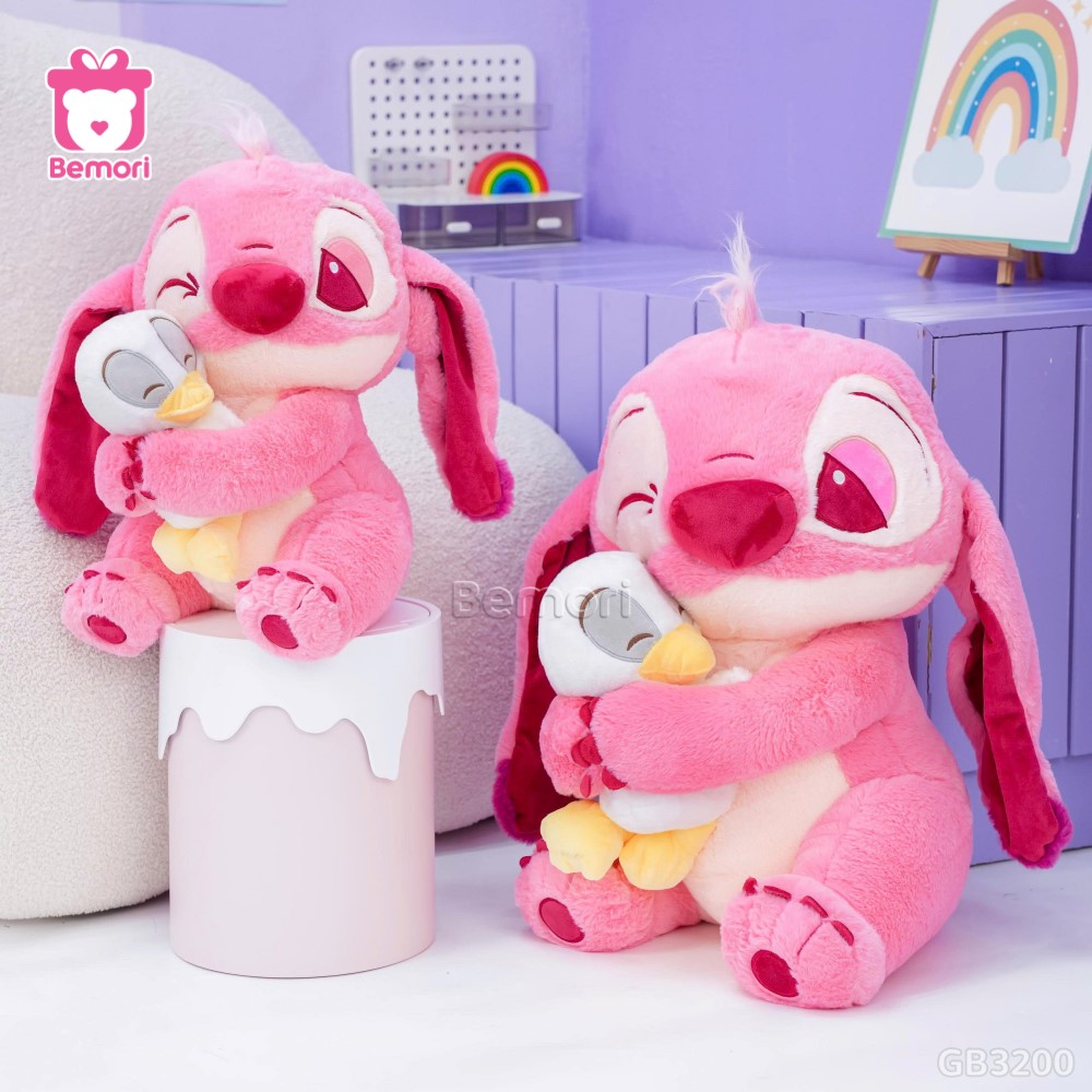 Gấu Bông Stitch Ôm Vịt