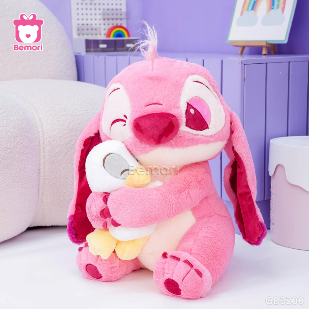Gấu Bông Stitch Ôm Vịt