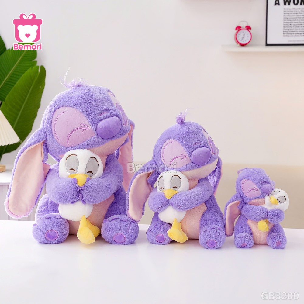 Gấu Bông Stitch Ôm Vịt