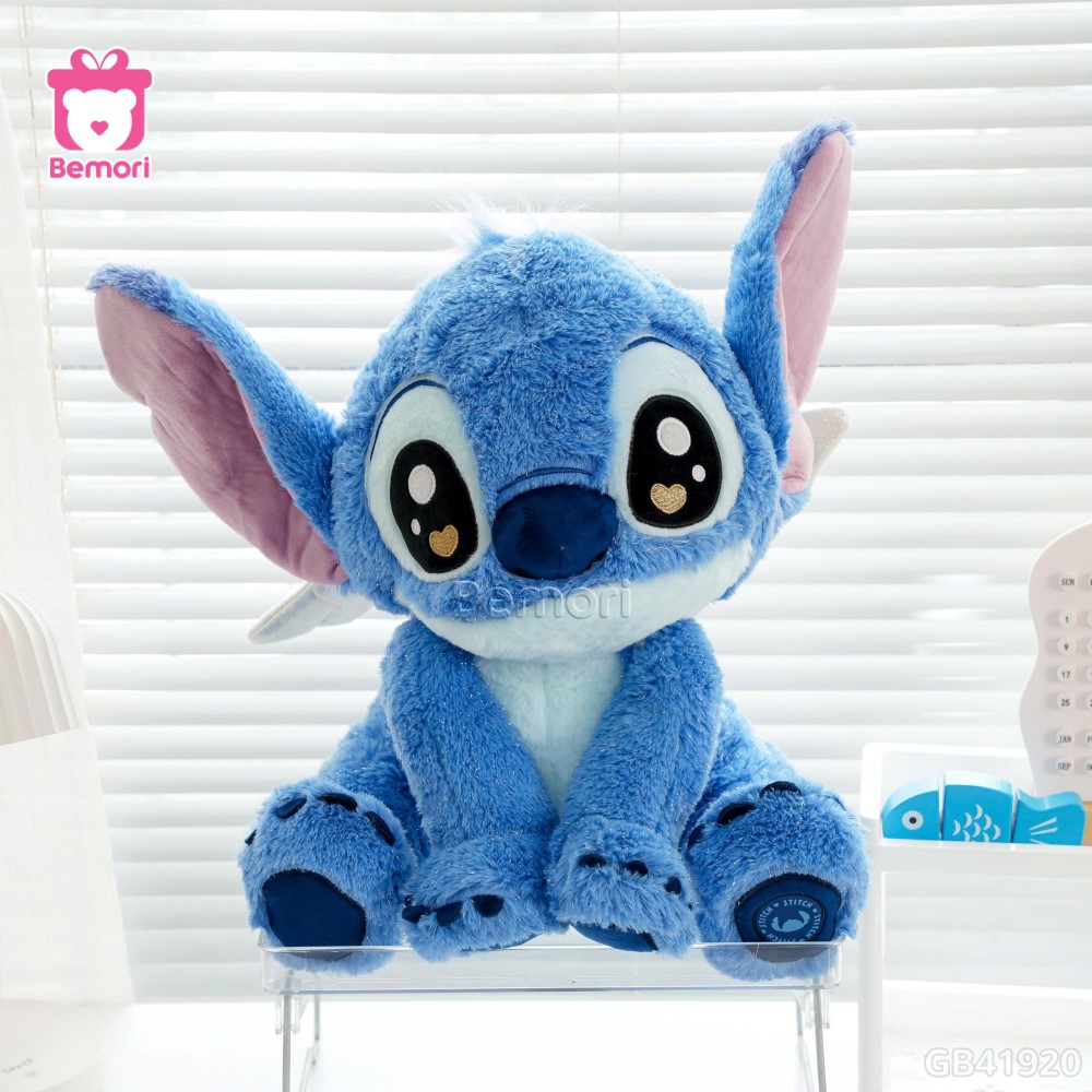 Gấu Bông Stitch Ngồi Cánh Tiên