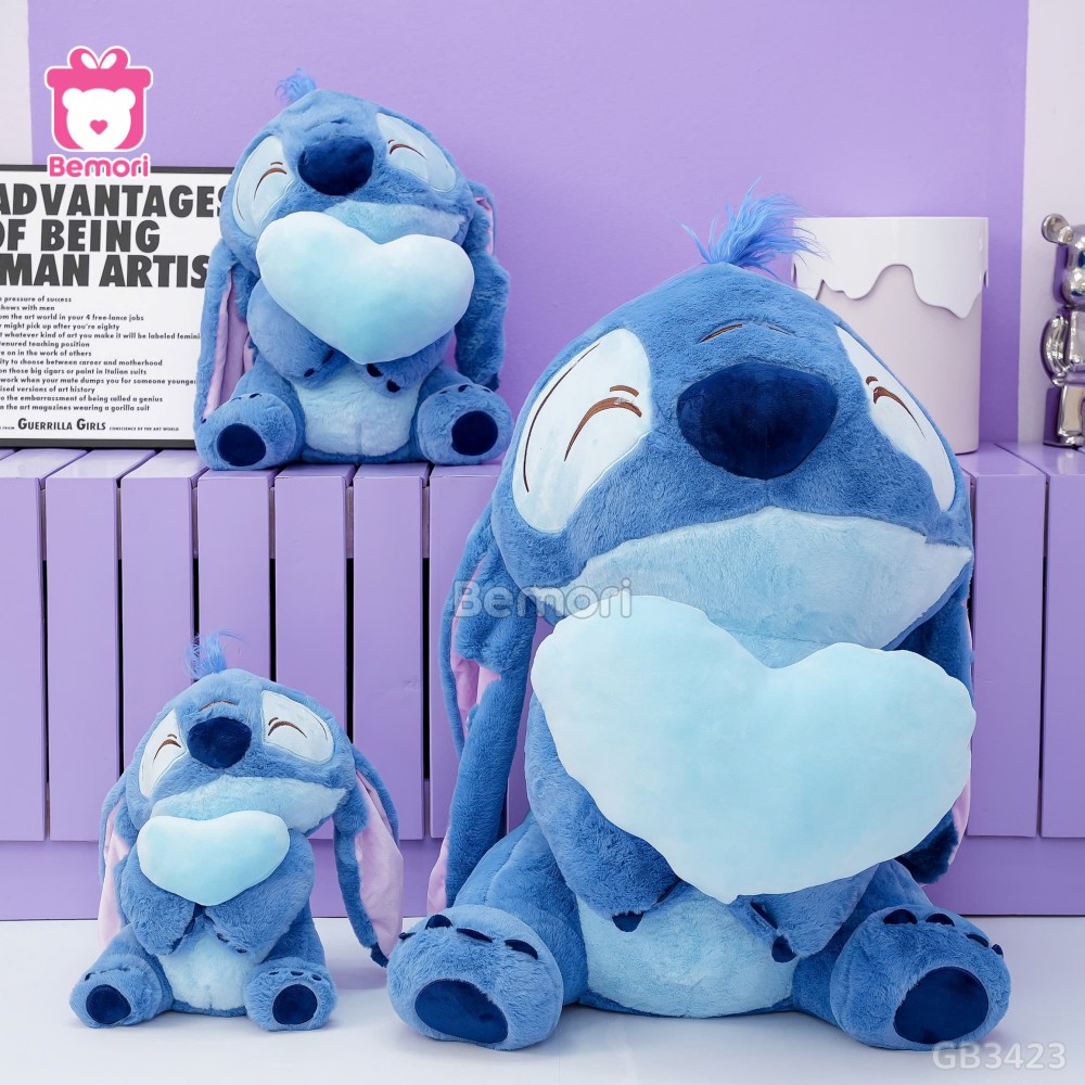 Gấu Bông Stitch Ôm Tim đã được bán tại Bemori