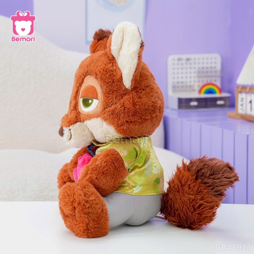 Gấu Bông Zootopia Ngồi Ôm Bánh