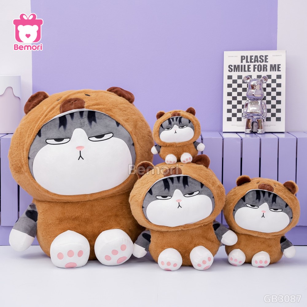 Mèo Hoàng Thượng Bông Cosplay Capybara đa dạng kích thước