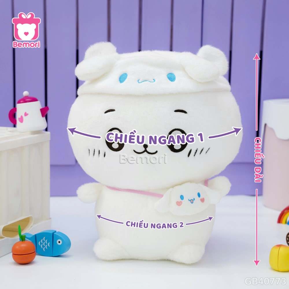 Gấu Bông Chiikawa Đeo Túi Cosplay