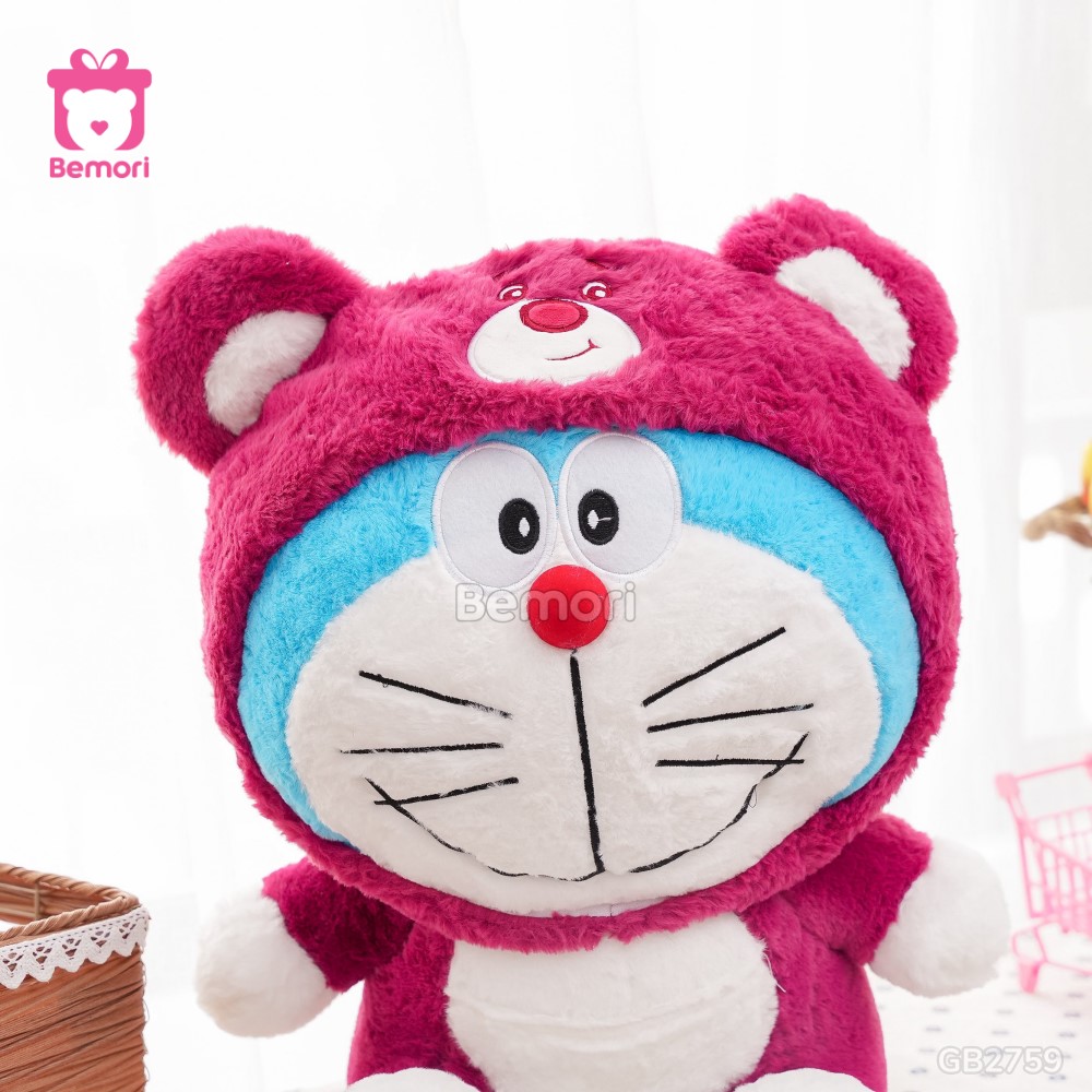 Gấu Bông Doraemon Cosplay Lotso thiết kế tỉ mỉ, ngộ nghĩnh