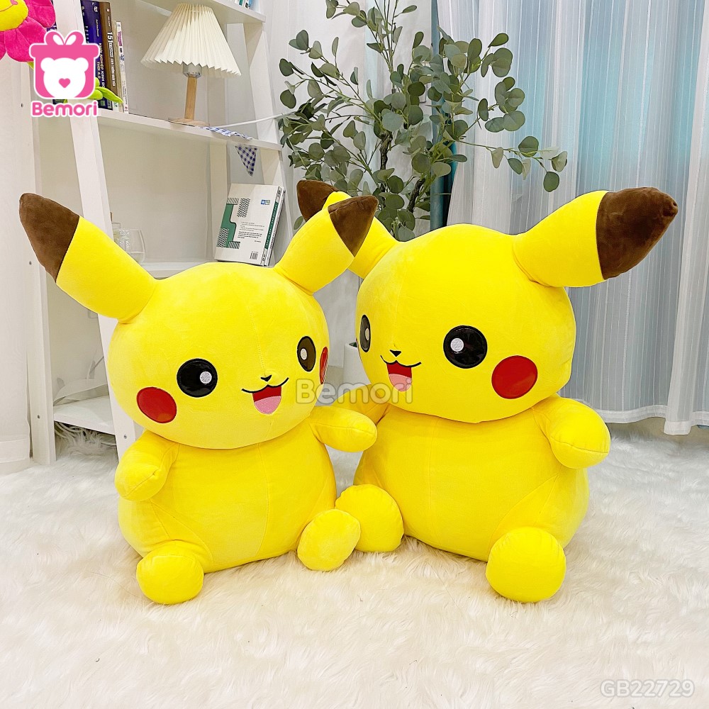 Gấu Bông Pikachu Đại Mắt Tròn dễ thương