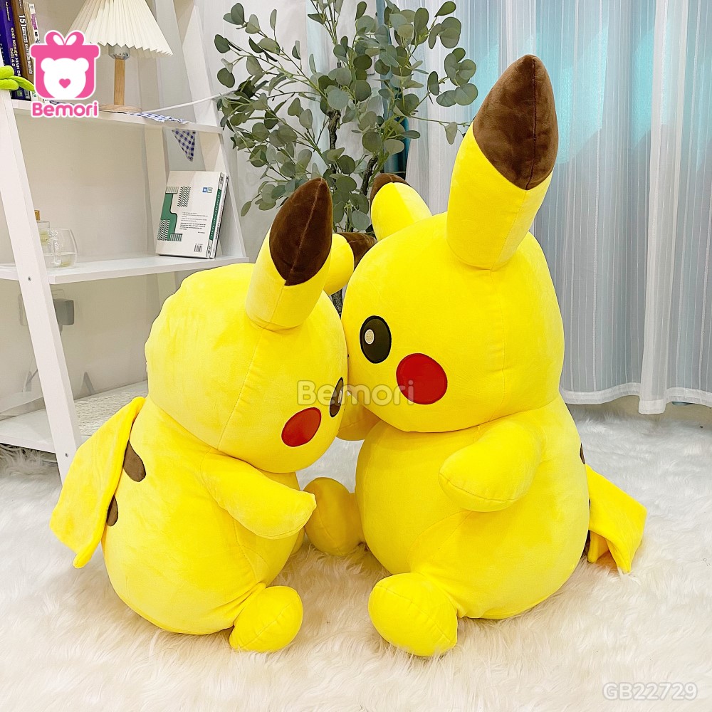 Gấu Bông Pikachu Đại Mắt Tròn đáng yêu