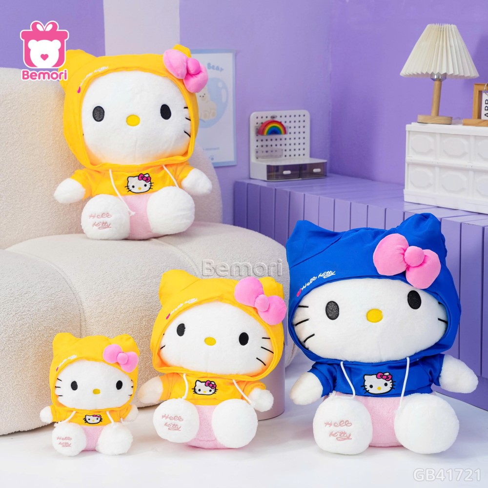 Gấu Bông Hello Kitty Áo Nỉ