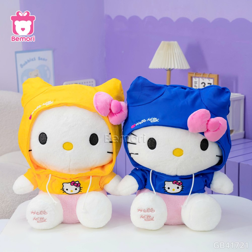 Gấu Bông Hello Kitty Áo Nỉ