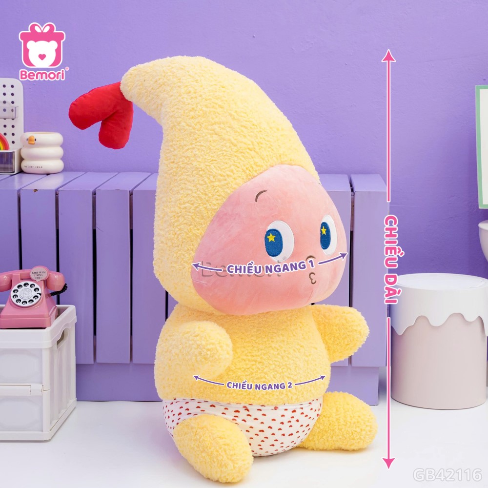 Cách đo kích thước của Gấu Bông Bé Ngôi Sao Twinkle Couple