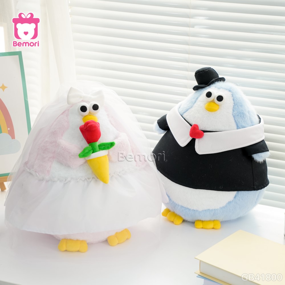Gấu Bông Dâu Rể Cánh Cụt Love Penguin