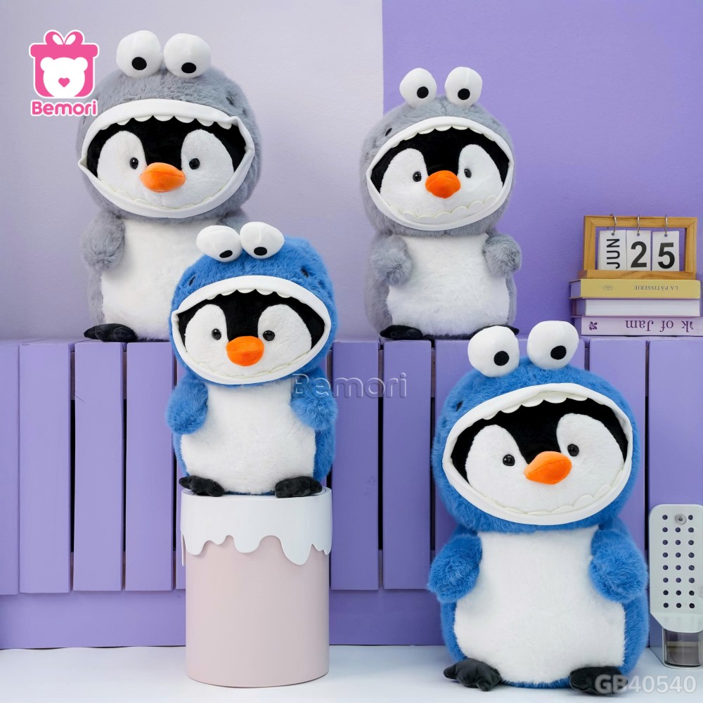 Cánh Cụt Bông Cosplay Cá Mập