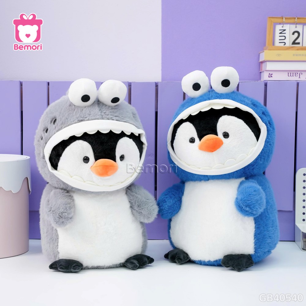 Cánh Cụt Bông Cosplay Cá Mập