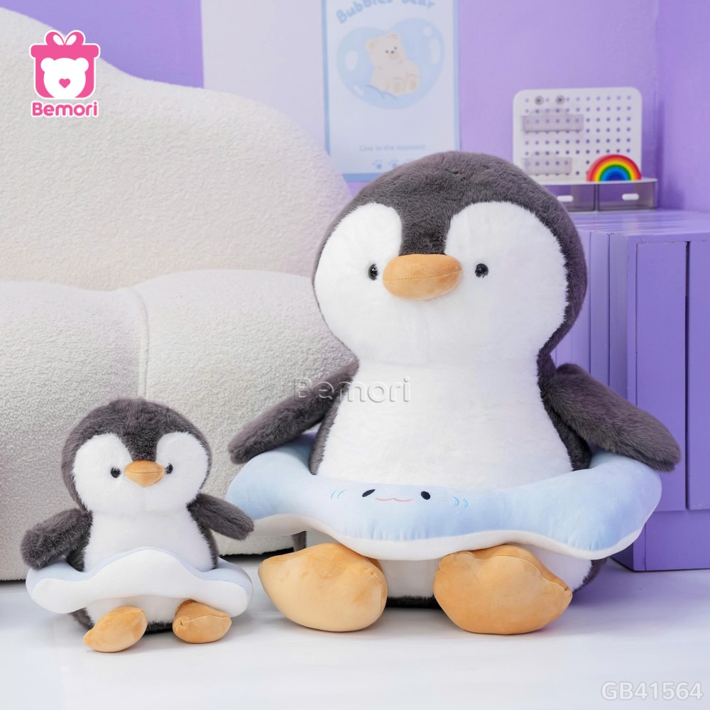 Cánh Cụt Bông Đeo Phao Bơi