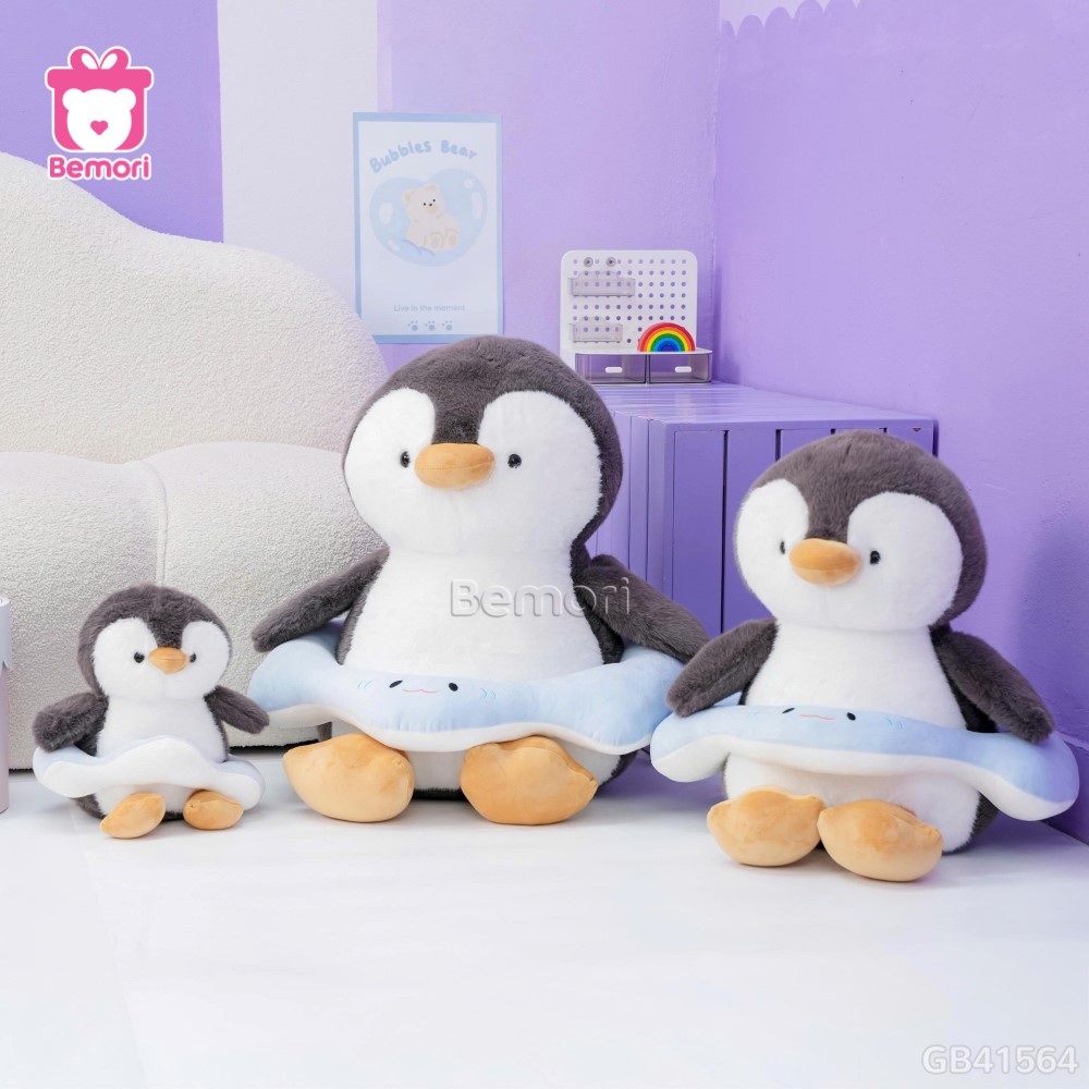 Cánh Cụt Bông Đeo Phao Bơi