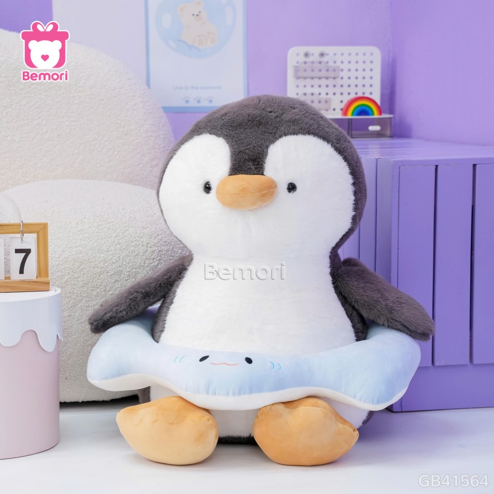 Cánh Cụt Bông Đeo Phao Bơi