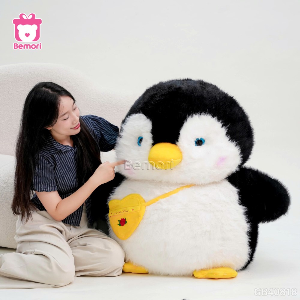 Cánh Cụt Bông Mập Mạp Đeo Túi