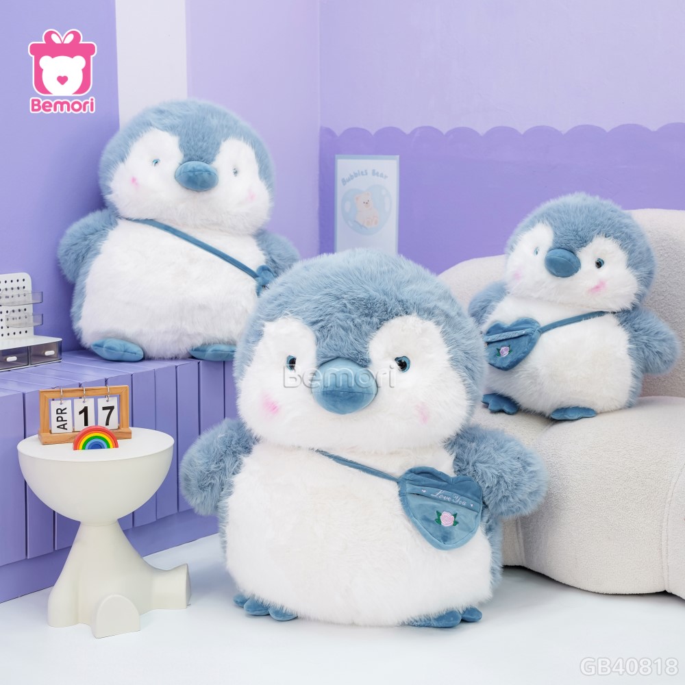 Cánh Cụt Bông Mập Mạp Đeo Túi