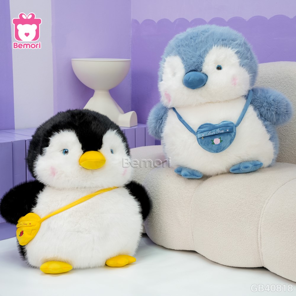 Cánh Cụt Bông Mập Mạp Đeo Túi