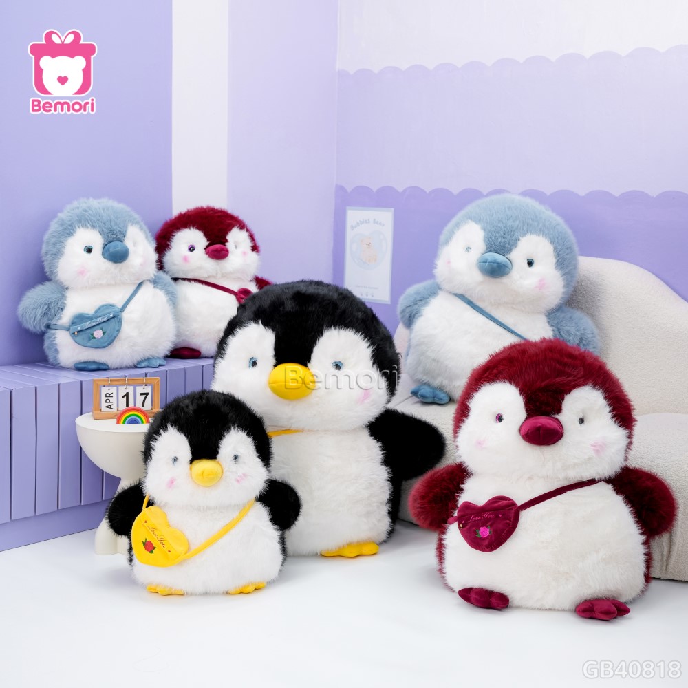 Cánh Cụt Bông Mập Mạp Đeo Túi