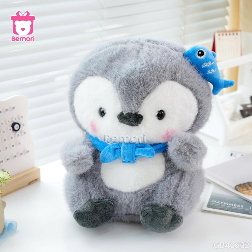 Cánh Cụt Bông Quàng Khăn Đội Cá