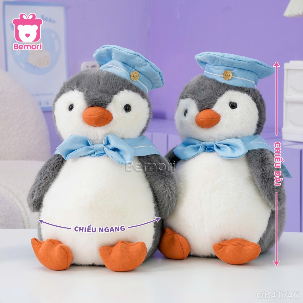 Cách đo kích thước của Cánh Cụt Bông Winter Thủy Thủ