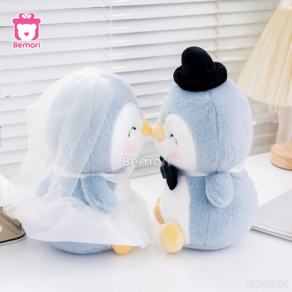 Gấu Bông Couple Dâu Rể Cánh Cụt Pingu