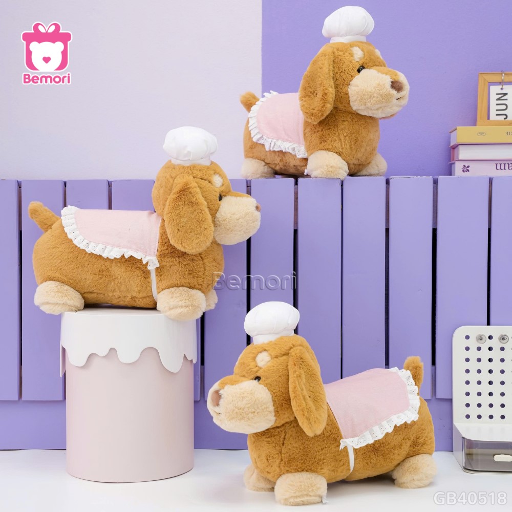 Chó Bông Dachshund Lạp Xưởng Đầu Bếp