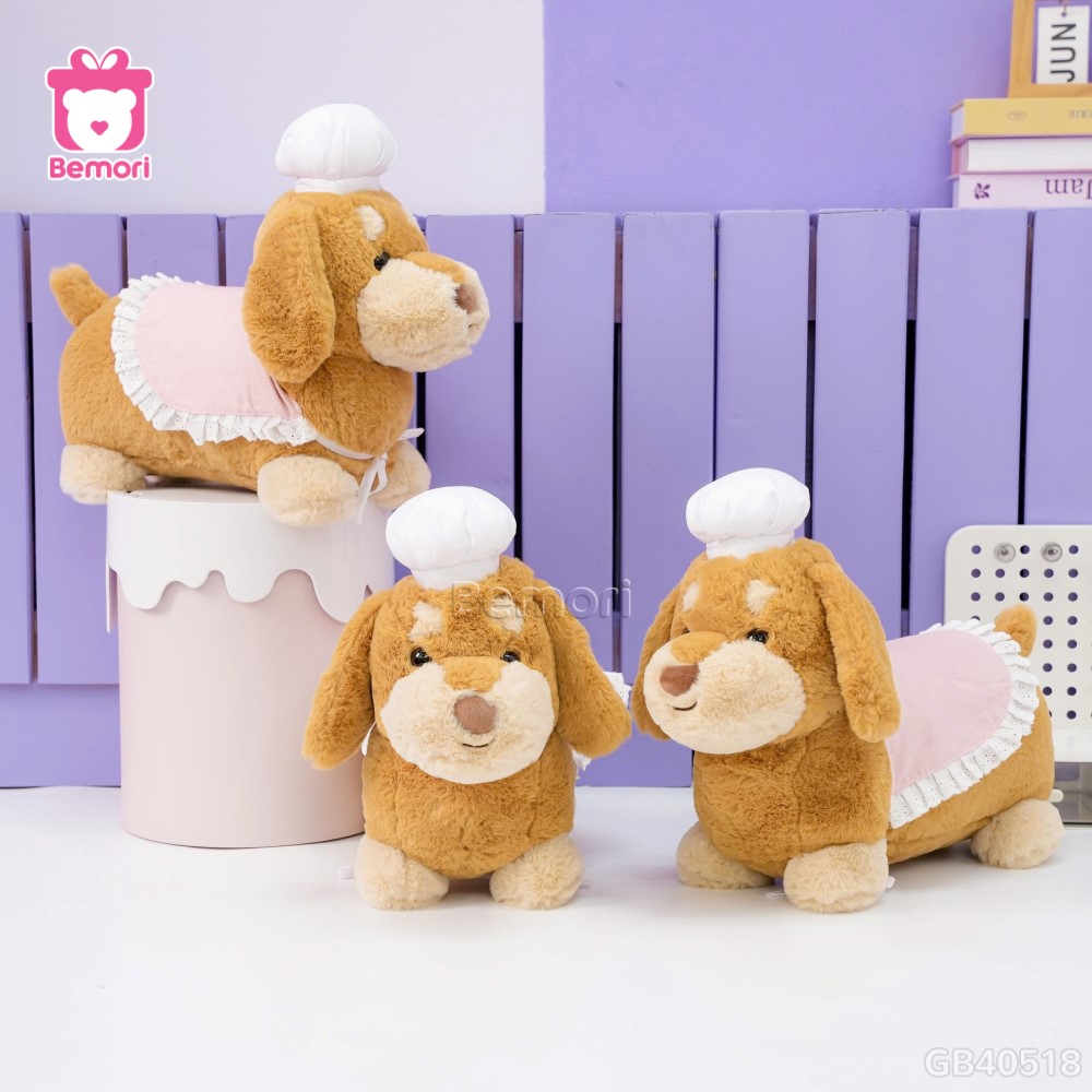 Chó Bông Dachshund Lạp Xưởng Đầu Bếp