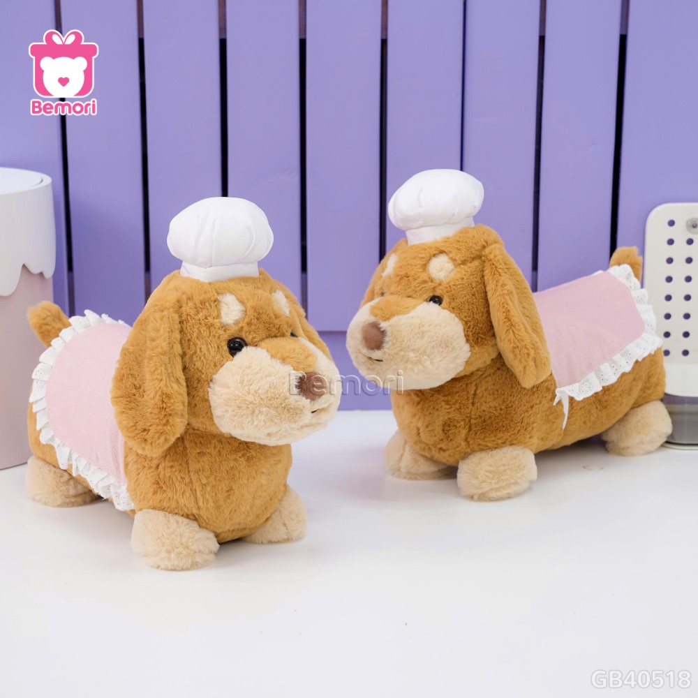 Chó Bông Dachshund Lạp Xưởng Đầu Bếp