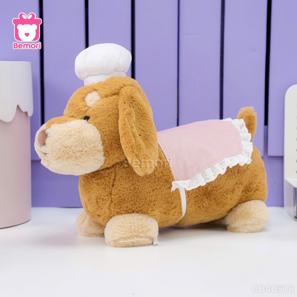 Chó Bông Dachshund Lạp Xưởng Đầu Bếp