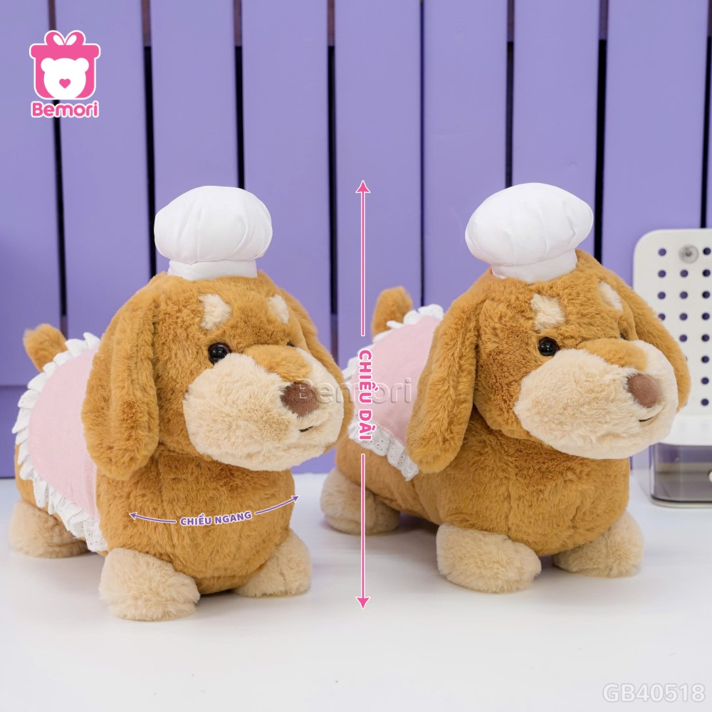 Chó Bông Dachshund Lạp Xưởng Đầu Bếp