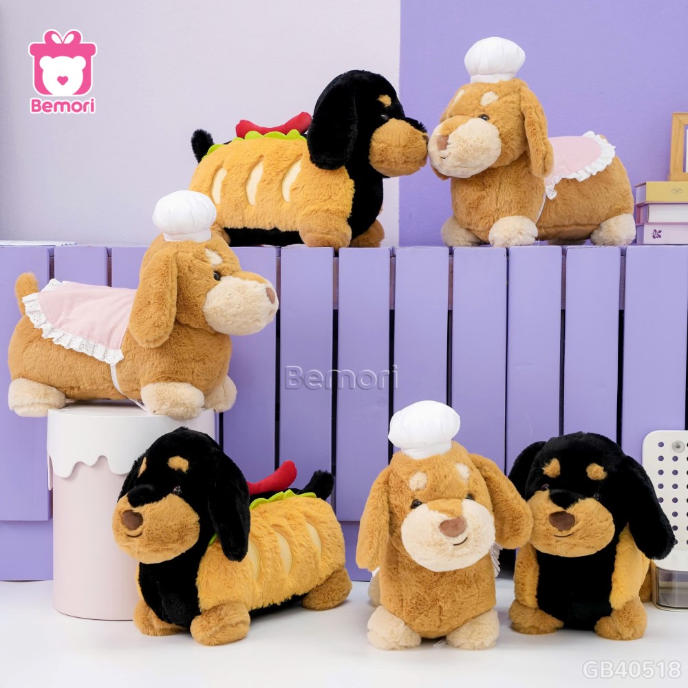 Chó Bông Dachshund Lạp Xưởng Hamburger