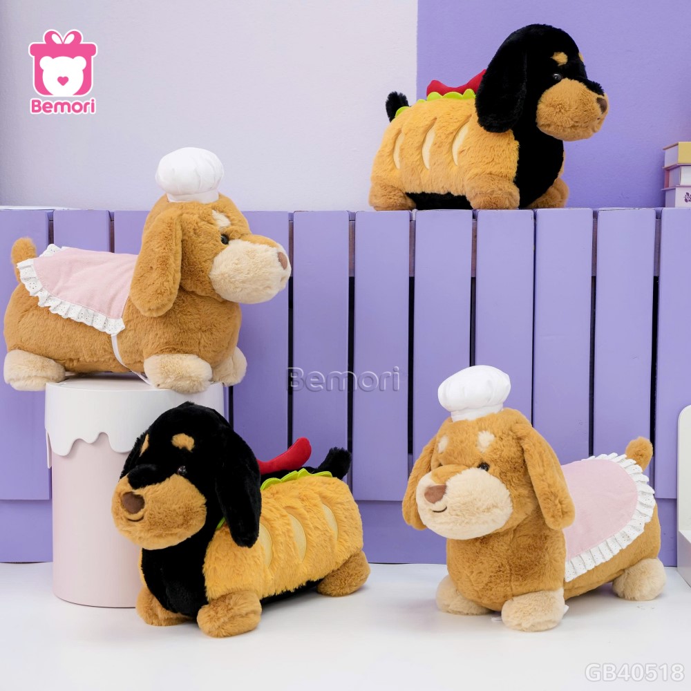 Chó Bông Dachshund Lạp Xưởng Hamburger