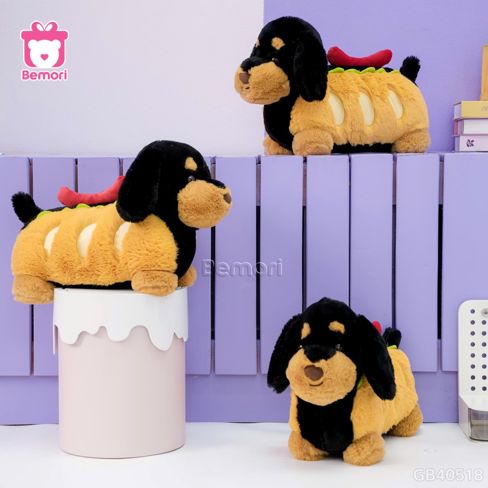 Chó Bông Dachshund Lạp Xưởng Hamburger