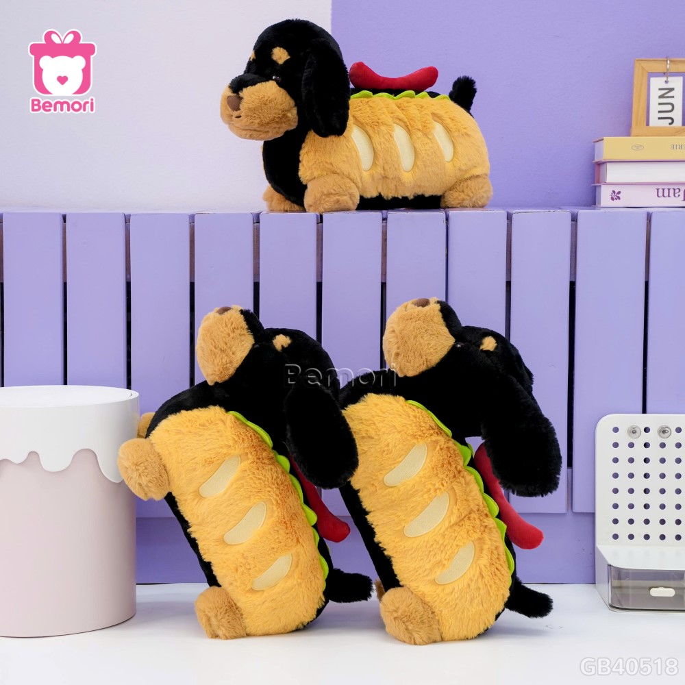Chó Bông Dachshund Lạp Xưởng Hamburger