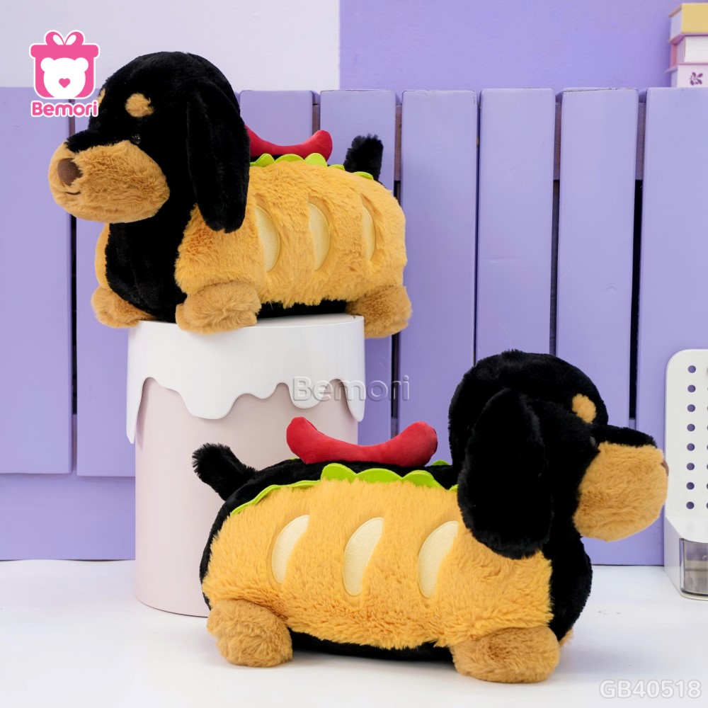 Chó Bông Dachshund Lạp Xưởng Hamburger