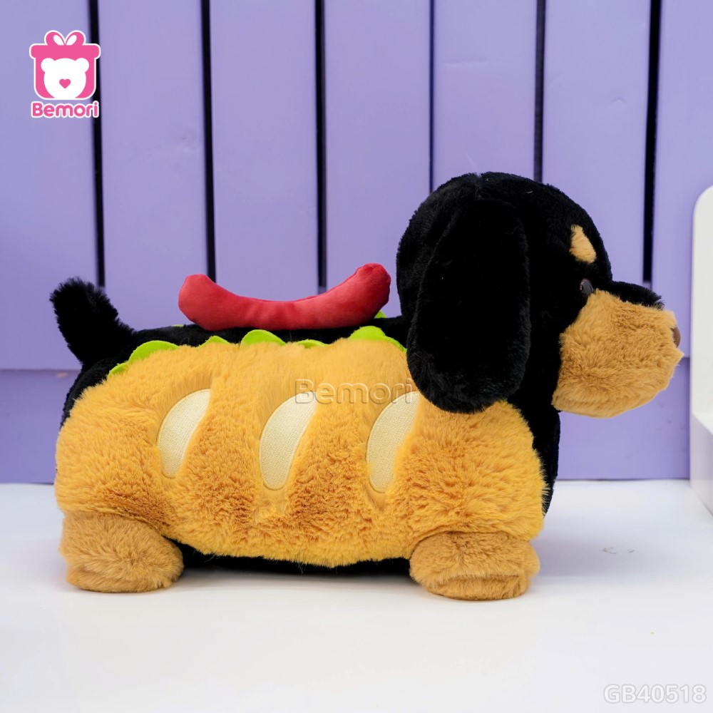 Chó Bông Dachshund Lạp Xưởng Hamburger
