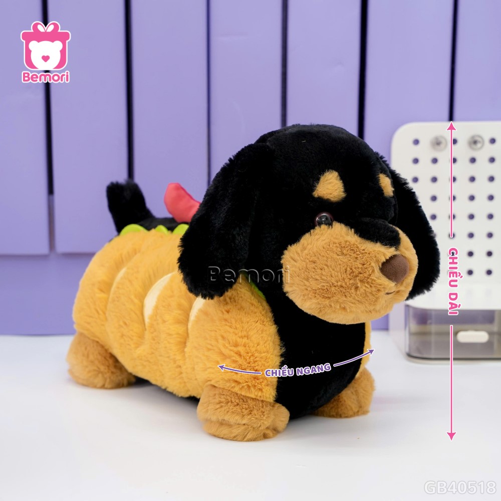 Chó Bông Dachshund Lạp Xưởng Hamburger