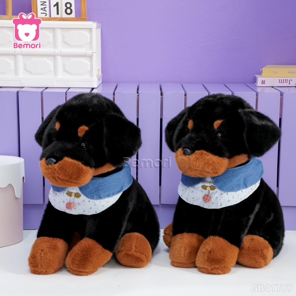 Chó Bông Dachshund Quàng Khăn