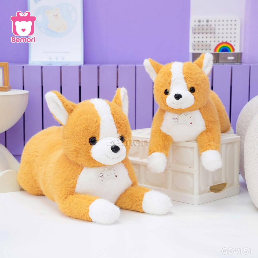 Chó Bông Đeo Xương Nằm