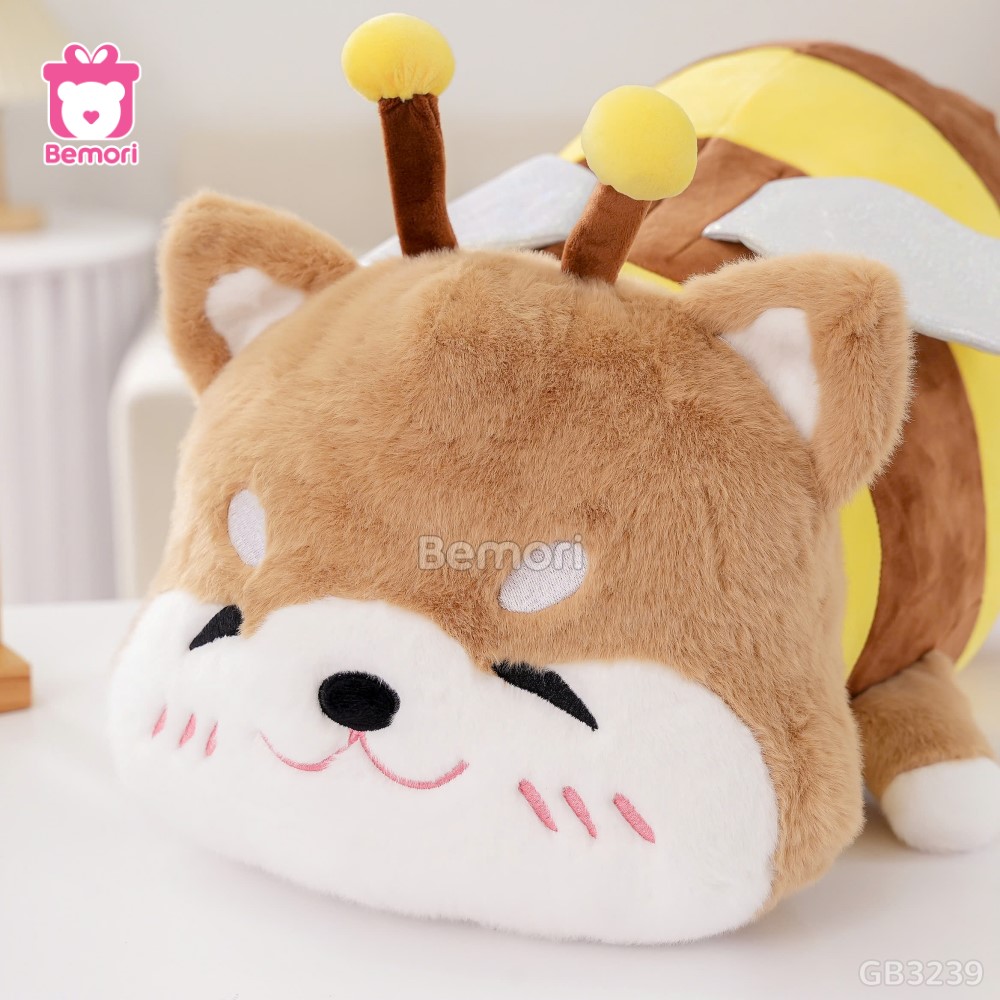 Gấu Bông Shiba Cosplay Ong Nằm dễ thương