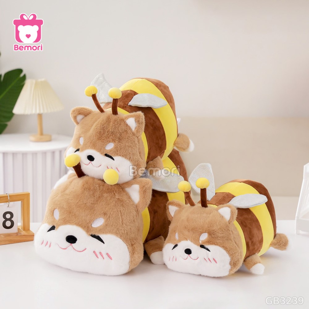 Gấu Bông Shiba Cosplay Ong Nằm đa dạng kích thước