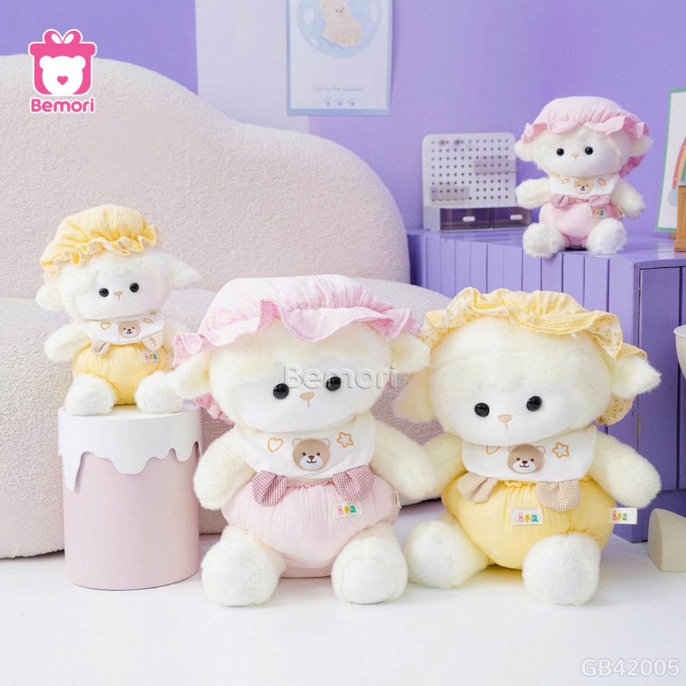 Cừu Bông Baby Mũ Bỉm Bèo