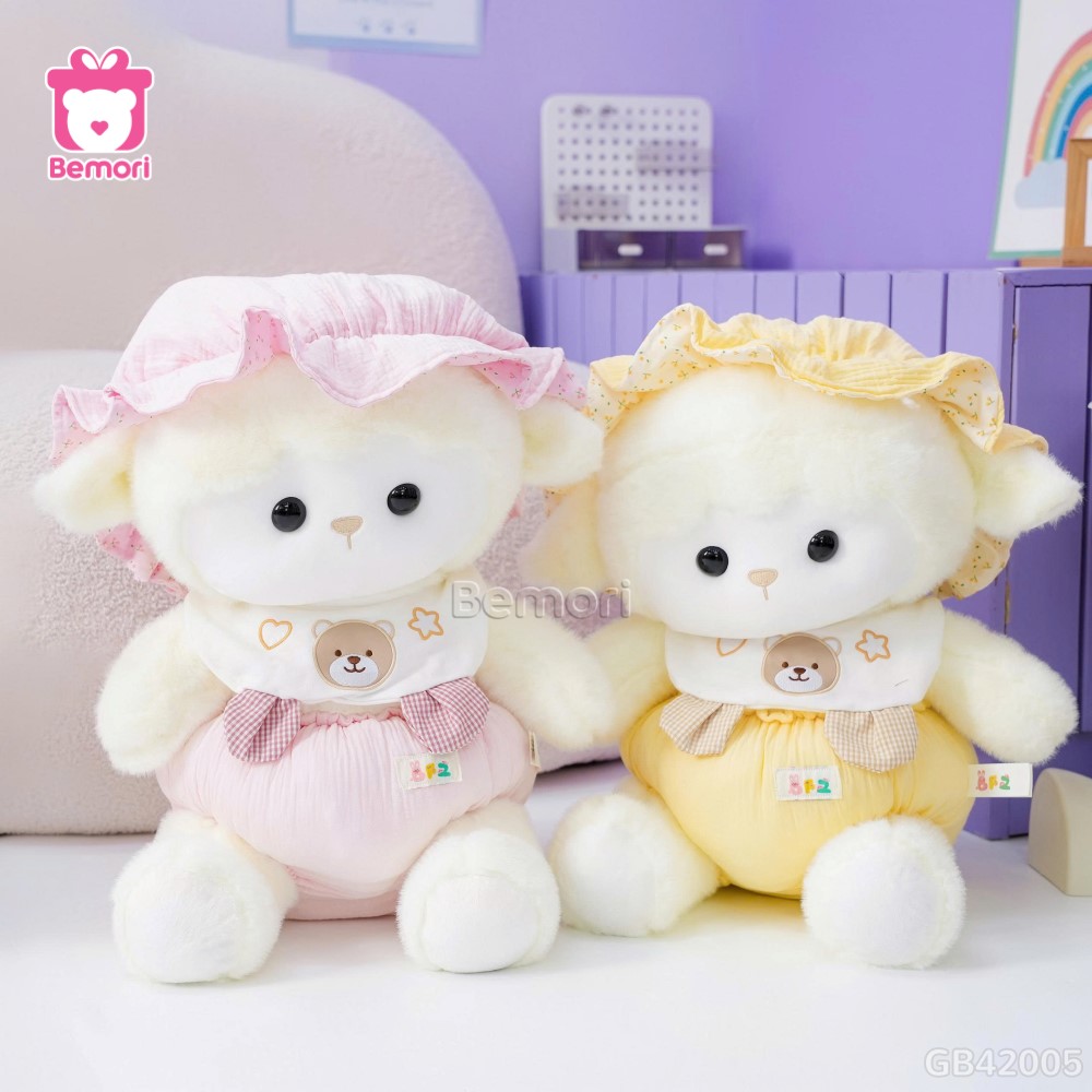 Cừu Bông Baby Mũ Bỉm Bèo