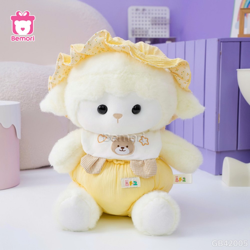 Cừu Bông Baby Mũ Bỉm Bèo