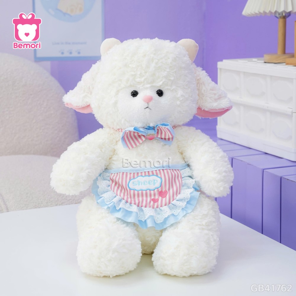 Cừu Bông Trắng Nơ