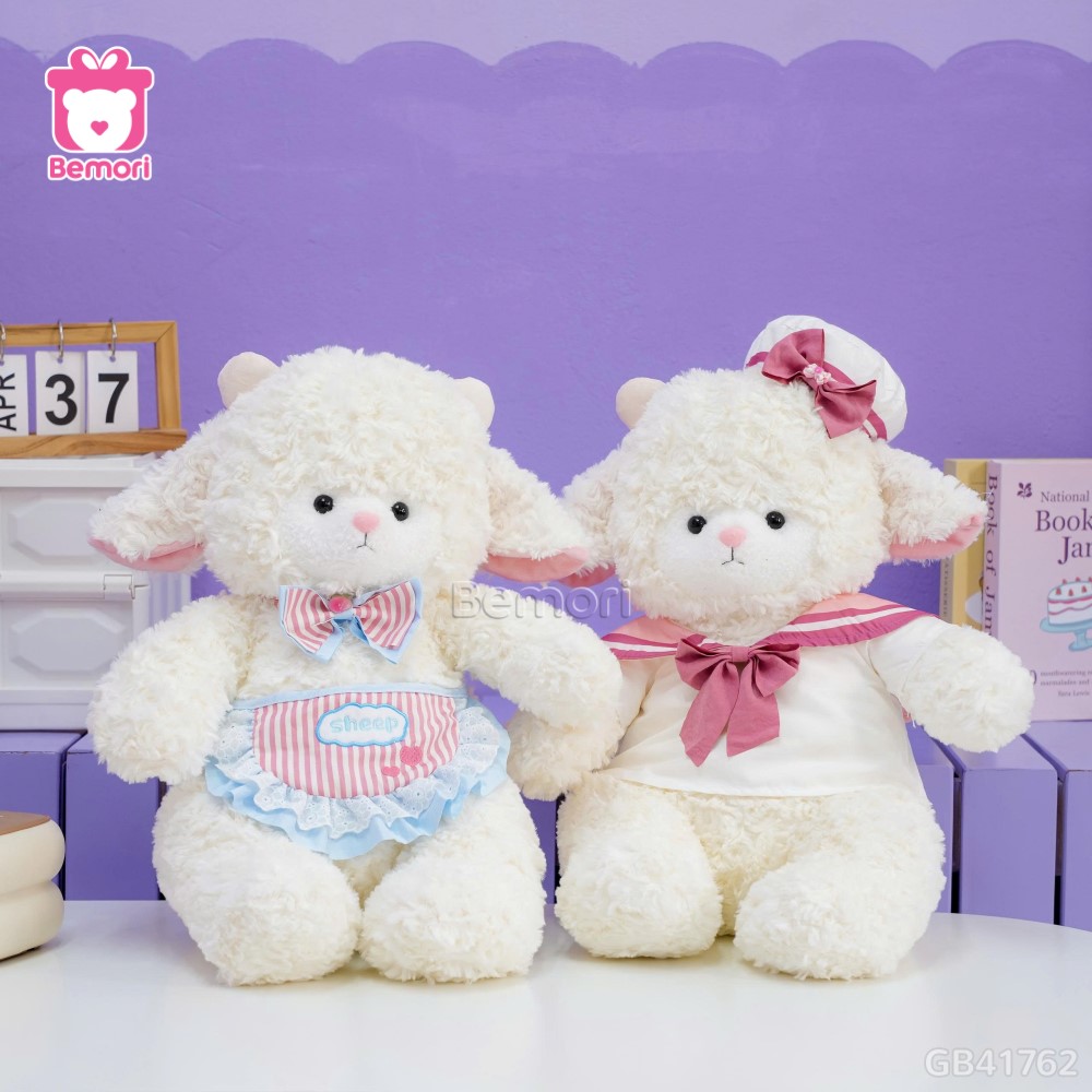 Cừu Bông Trắng Nơ