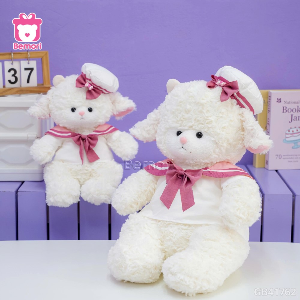 Cừu Bông Trắng Nơ